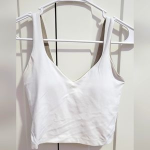 White lululemon Align tank